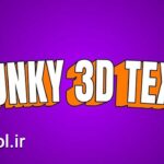 دانلود پروژه آماده پریمیر تایتل با انیمیشن سه بعدی Funky 3D Text