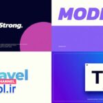 دانلود پروژه آماده پریمیر پرو ترنزیشن متن Text Transitions