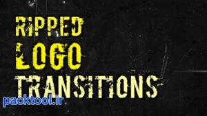 دانلود پروژه آماده پریمیر پرو لوگو ترانزیشن Ripped Logo Transitions