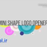 دانلود پروژه آماده پریمیر پرو نمایش لوگو اشکال Shape Logo Minimal