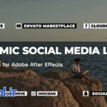 دانلود پروژه آماده افتر افکت شبکه اجتماعی Dynamic Social Media Links