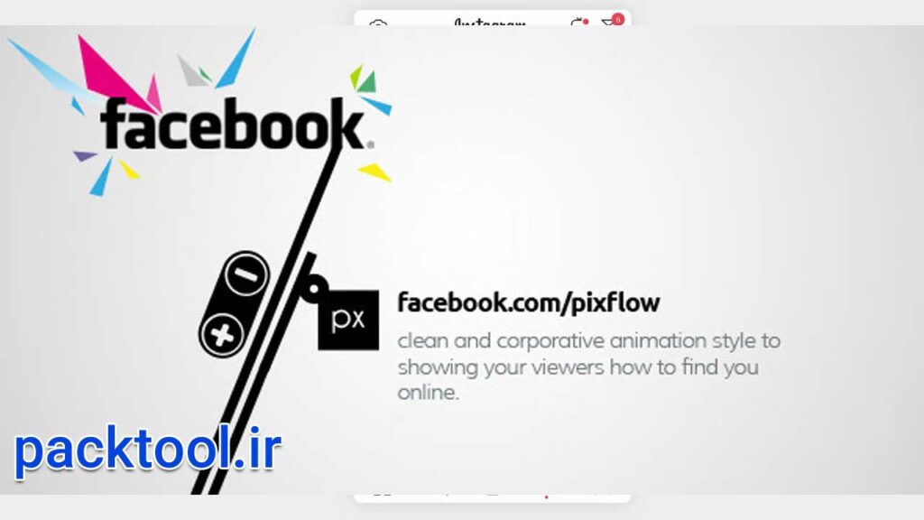 دانلود پروژه آماده افتر افکت شبکه اجتماعی Social Network