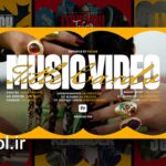 دانلود پروژه آماده پریمیر عناوین فیلم سینمایی Music Video Title Card Templates