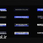 دانلود پروژه آماده پریمیر متن زیرنویس Lower Thirds Text