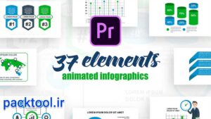 دانلود پروژه آماده پریمیر پرو اینفوگرافیک تجاری Business Infographics