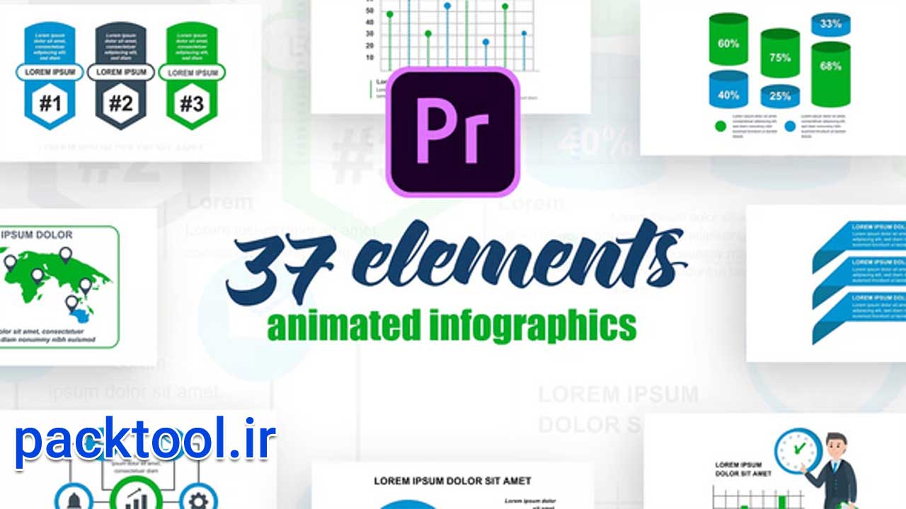 دانلود پروژه آماده پریمیر پرو اینفوگرافیک تجاری Business Infographics دانلود پروژه آماده پریمیر پرو اینفوگرافیک تجاری Business Infographics