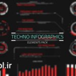 دانلود پروژه آماده پریمیر پرو اینفوگرافیک تکنو Techno Infographics