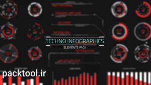 دانلود پروژه آماده پریمیر پرو اینفوگرافیک تکنو Techno Infographics