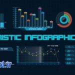 دانلود پروژه آماده پریمیر پرو اینفوگرافیک مدرن Futuristic Infographics