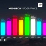 دانلود پروژه آماده پریمیر پرو اینفوگرافیک نئونی HUD Neon Infographics