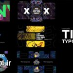 دانلود پروژه آماده پریمیر پرو تایتل تایپوگرافی Title Typography