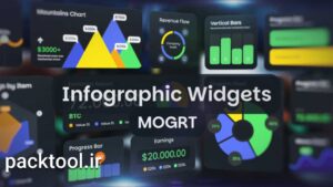 دانلود پروژه آماده پریمیر پرو ویجت های اینفوگرافیک Infographic Widgets