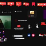 دانلود پروژه افتر افکت المنت و ابزار شبکه های اجتماعی Social Media Elements