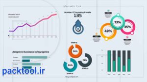 دانلود پک آماده پروژه اینفوگرافیک پریمیر Infographics Pack