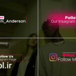 پروژه افتر افکت زیرنویس متحرک شبکه های اجتماعی Social Media Lower Thirds