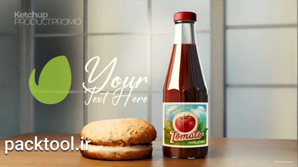 دانلود پروژه آماده افتر افکت تیزر تبلیغات محصول Ketchup Product Promotion