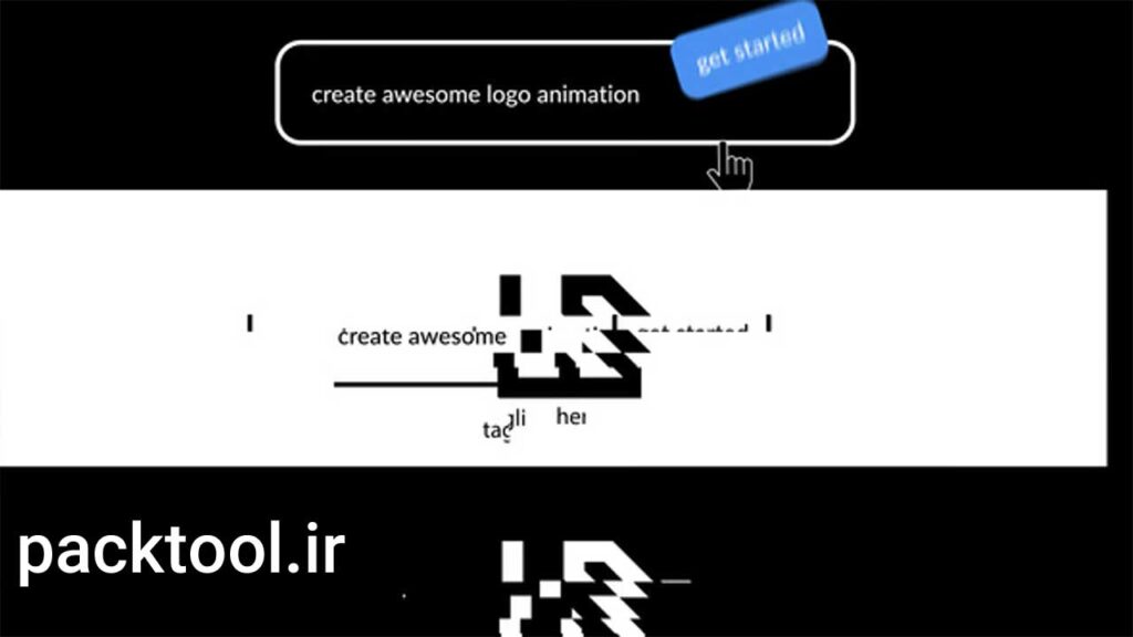 دانلود پروژه آماده افتر افکت لوگوی جستجوی مینیمال Minimal Search Logo