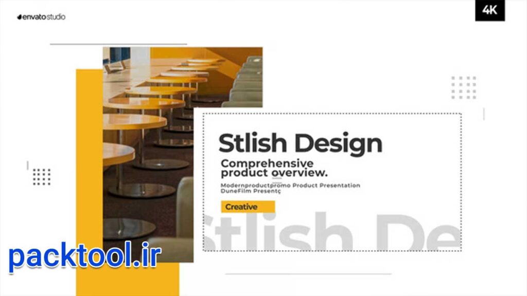 دانلود پروژه آماده افتر افکت معرفی محصول شیک Stylish Product Promo