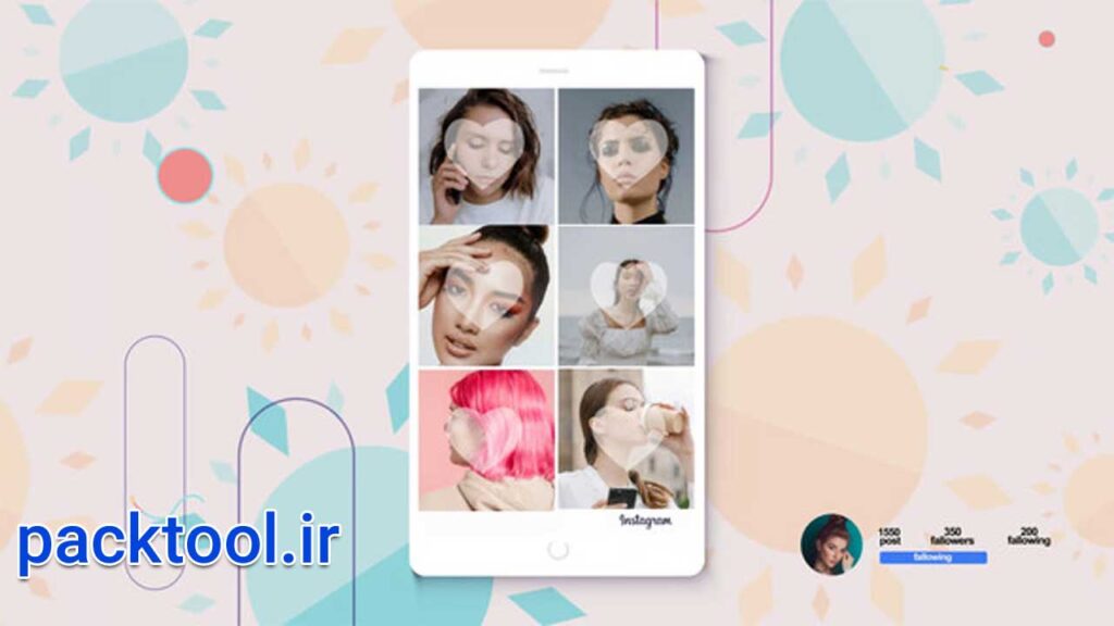 دانلود پروژه افتر افکت تبلیغ پروفایل اینستاگرام Instagram Profile