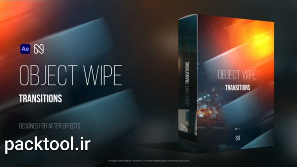 دانلود پروژه افتر افکت مجموعه ترانزیشن با جلوه وایپ Object Wipe