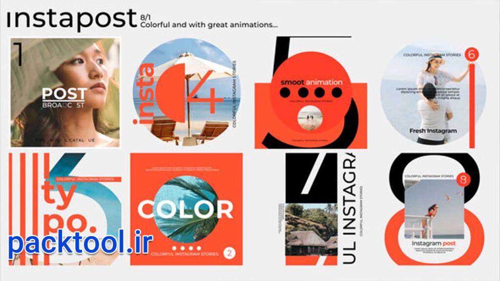 دانلود پروژه افتر افکت پست اینستاگرام Instagram Post