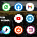 پروژه آماده افتر افکت نمایش لوگوی شبکه های اجتماعی Icons for Social Media