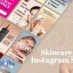 پروژه افتر افکت استوری اینستاگرام آرایشی و بهداشتی Skincare Stories
