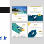 پروژه افتر افکت استوری اینستاگرام سفر Travel Instagram Post