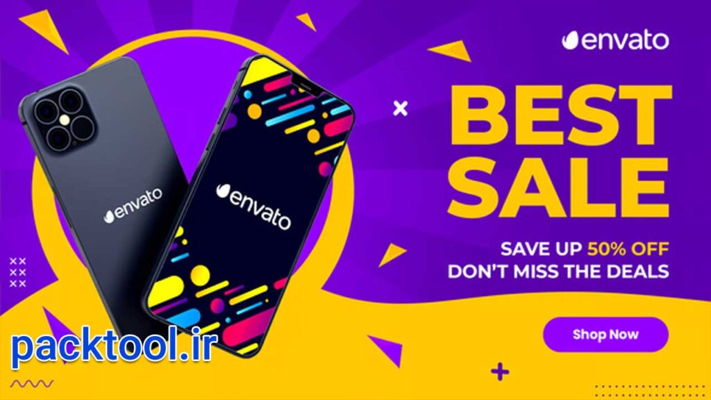 پروژه افتر افکت اسلایدشو تبلیغاتی معرفی محصول Product Promo Slideshow