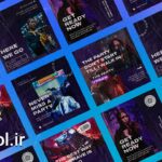 پروژه افتر افکت انواع پست و استوری اینستاگرام Mysterious Posts