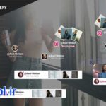 پروژه افتر افکت زیرنویس‌ های متحرک اینستاگرام Instagram Lower thirds