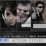 دانلود پروژه آماده افتر افکت تایتل های اکشن فیلم The Action Titles