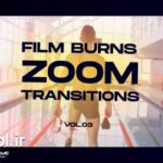 دانلود پروژه پریمیر پرو ترانزیشن سوختن فیلم Film Burns Transitions
