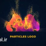 پروژه داوینچی ریزالو لوگوموشن با افکت پارتیکل Particle Light Logo Reveal