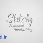 پروژه پریمیر پرو افکت متن دست نویس Sketchy Animated Handwriting