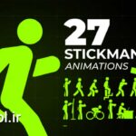 دانلود پروژه آماده افتر افکت پک انیمیشن استیکمن Stickman Motion Pack