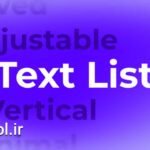 دانلود پروژه آماده تایتل لیست برای افتر افکت Text List