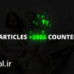 دانلود پروژه آماده داوینچی ریزالو شمارش معکوس پارتیکل Particles Counter