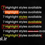 دانلود پروژه آماده داوینچی ریزالو هایلایت متن Text Highlight