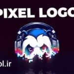 دانلود پروژه آماده لوگو موشن پیکسلی داوینچی ریزالو Pixel Burning Logo