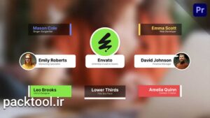 دانلود پروژه آماده پریمیر پرو زیرنویس های متحرک Lower Third