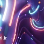 دانلود پروژه افترافکت لوگو موشن امواج نئون Neon Waves Logo