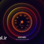 پروژه آماده داوینچی ریزالو لوگو موشن کیلومتر شمار Car Speedometer Logo