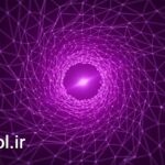 دانلود فوتیج ویدیو بک گراند پارتیکل بنفش Purple Abstract Background