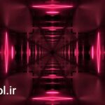 دانلود پروژه فوتیج بک گراند تونل با چراغ های نئون Neon Waves Tunnel