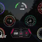 دانلود پروژه پریمیر پکیج حرفه‌ ای سرعت‌سنج و کیلومترشمار Speedometer Pack