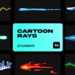 دانلود پروژه پکیج افکت کارتونی Fx برای افتر افکت Cartoon Rays VFX