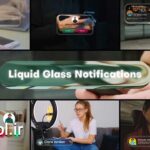 پروژه افتر افکت انیمیشن نوتیفیکیشن با افکت شیشه ای Glass Liquid Notifications