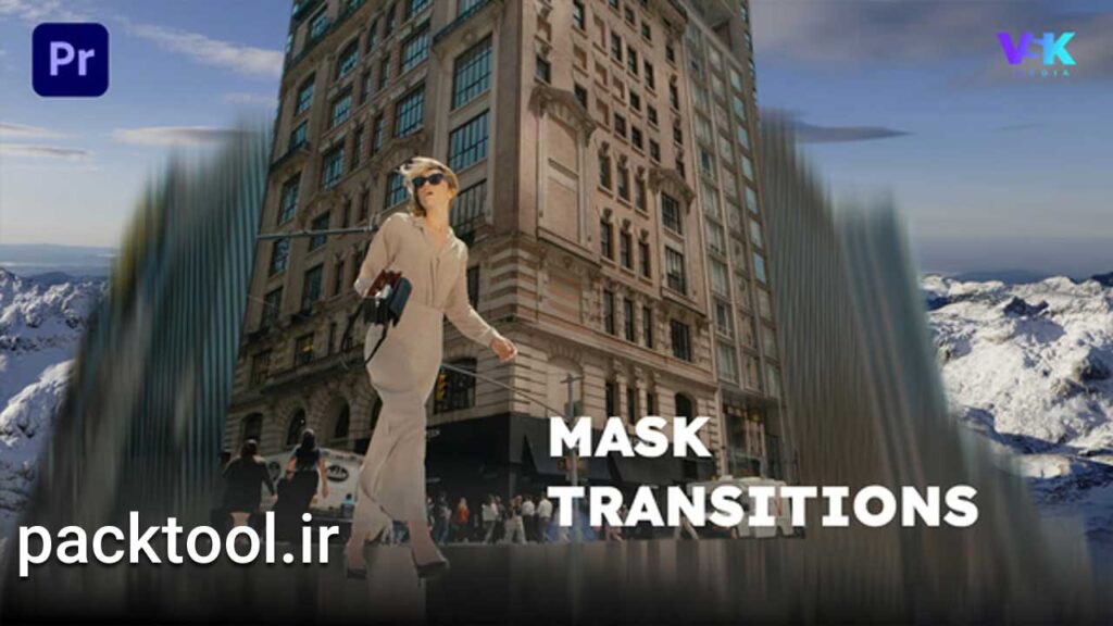پروژه ترانزیشن با افکت Subject Mask پریمیر پرو Subject Mask Transitions